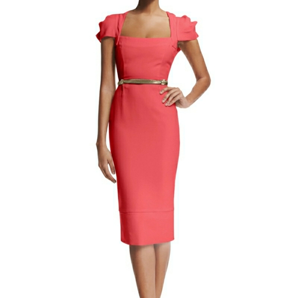 **SOLD** Roland Mouret GALAXY Dress, US12 runs small, Rose - Picture 10 of 15